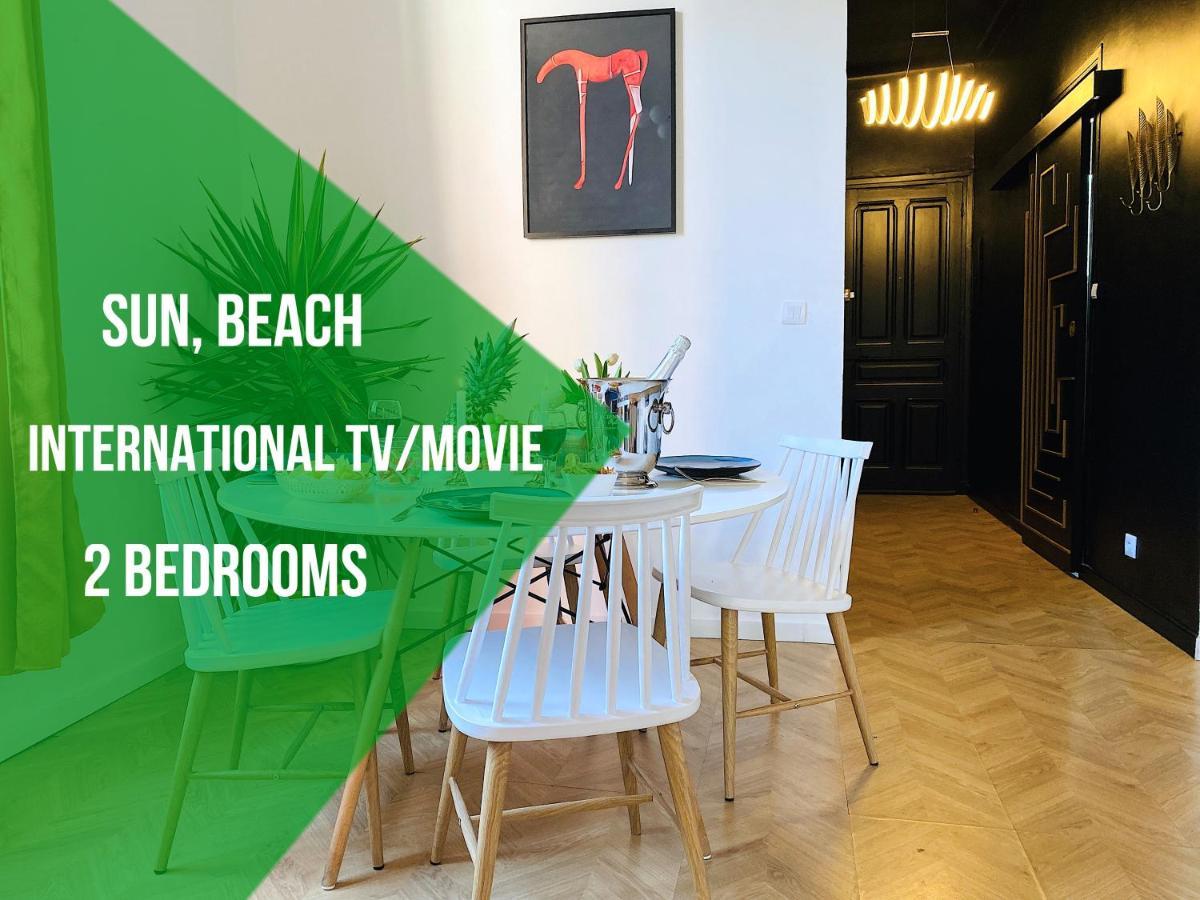 Sea - 2 Bedroom - Kitchen - Wifi - Tramway - Air Conditioner Nice Exteriör bild